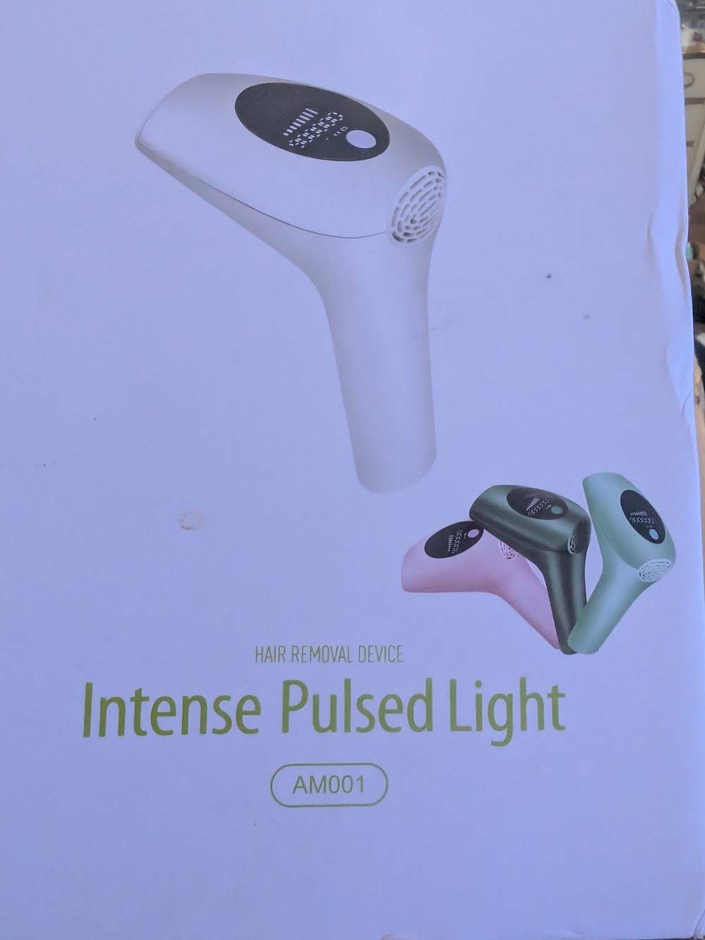 Intense Pulsed Light Hair Removal Device - White